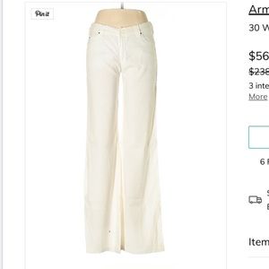 Armani Jeans linen pants
